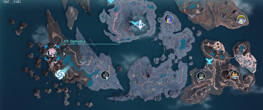 ophydia location