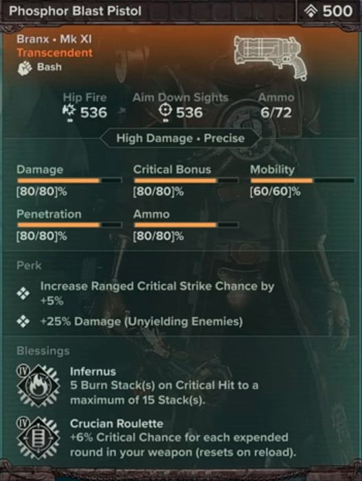 Phosphor Blast Pistol