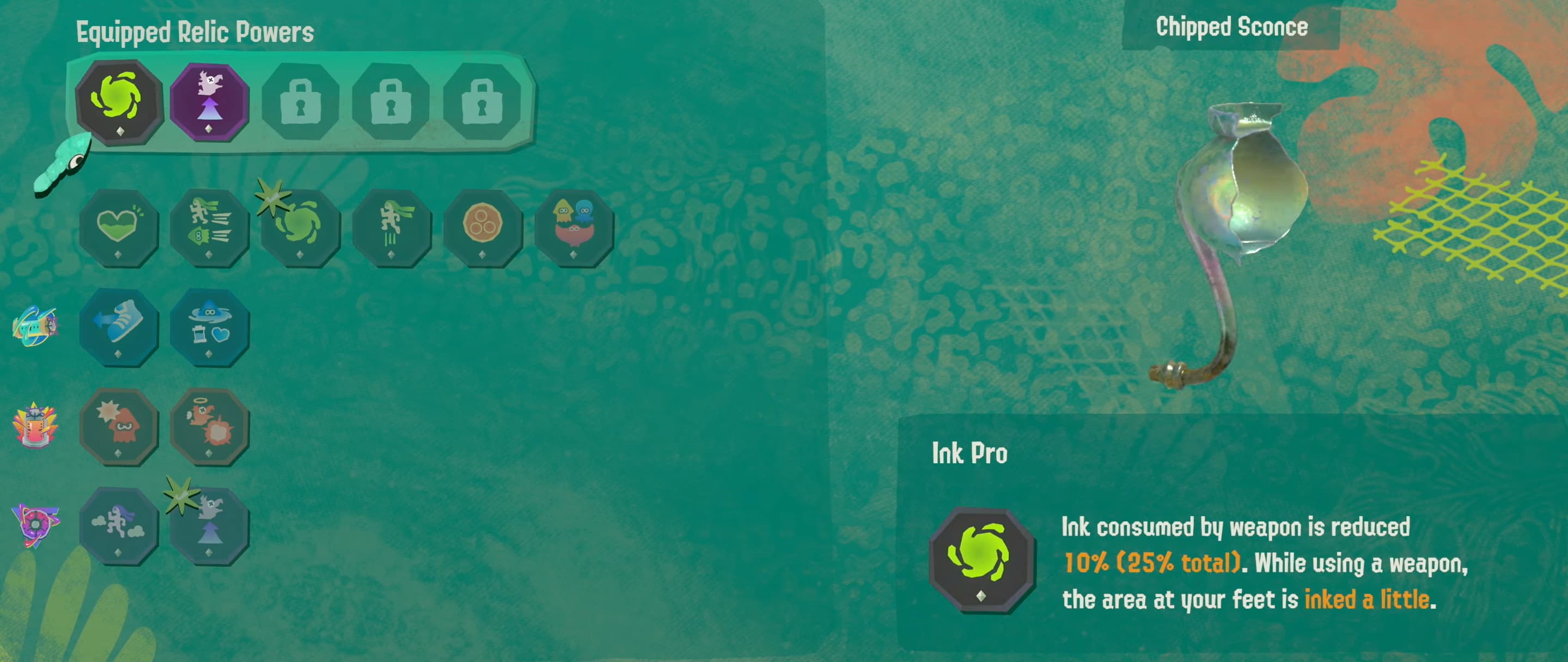splatoon raiders relic powers