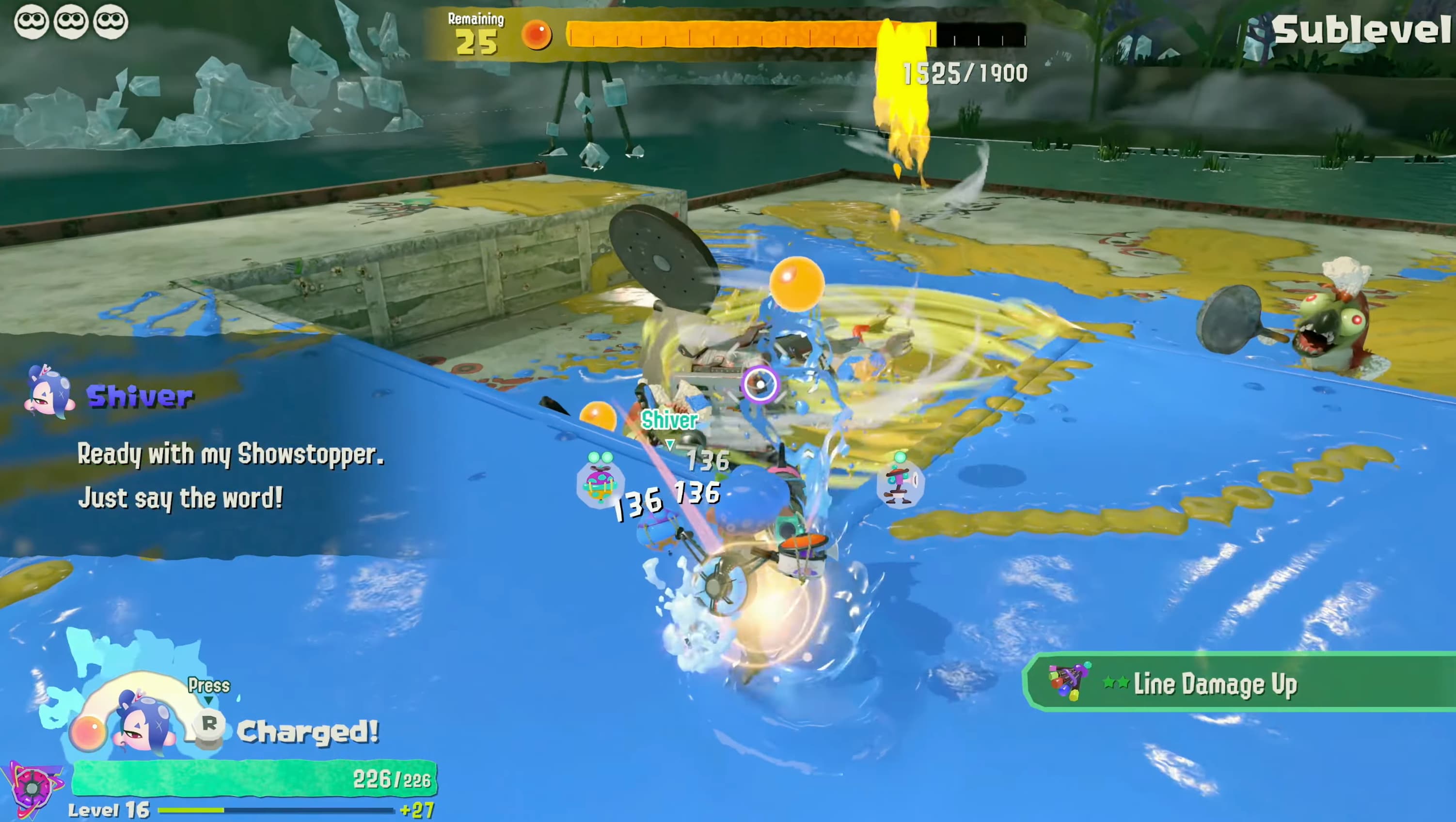 splatoon raiders bot buddy showstopper