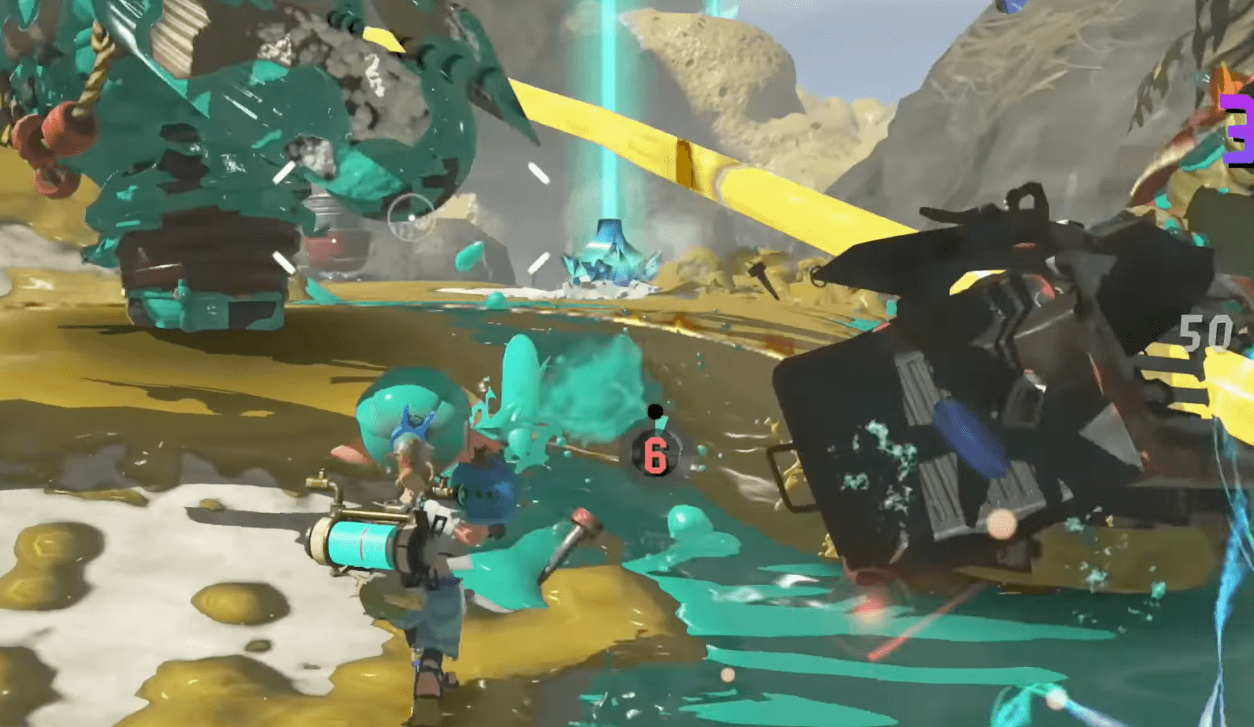 splatoon raiders dash bomb gadget