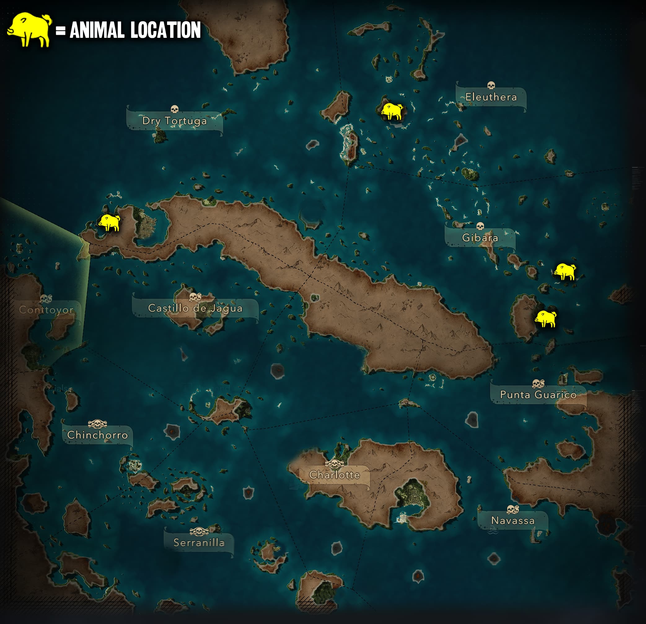 Wild Pig locations
