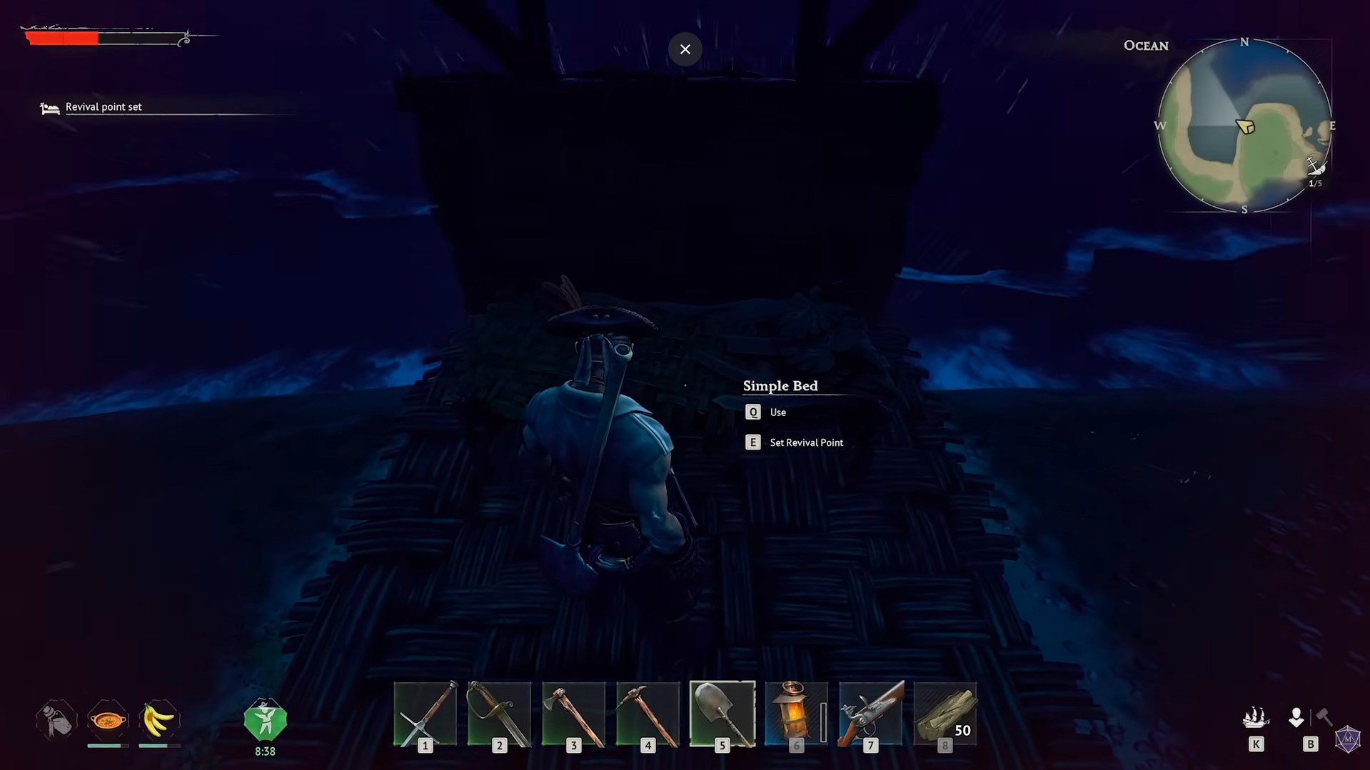 windrose bed and outpost