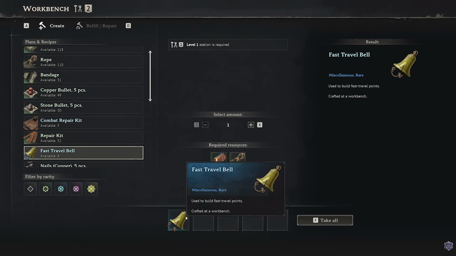 fast travel bell windrose