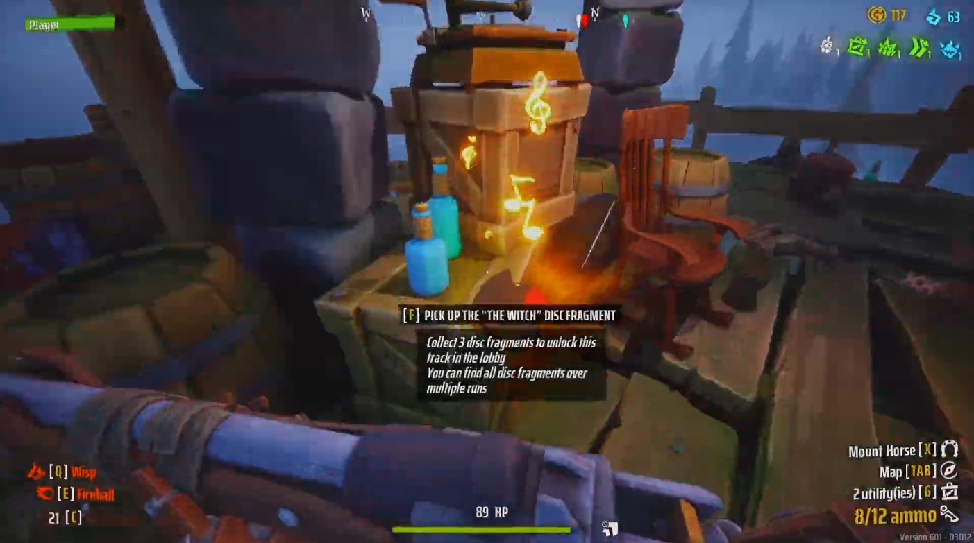 Far Far West The Witch Theme Disc Fragment Location Guide