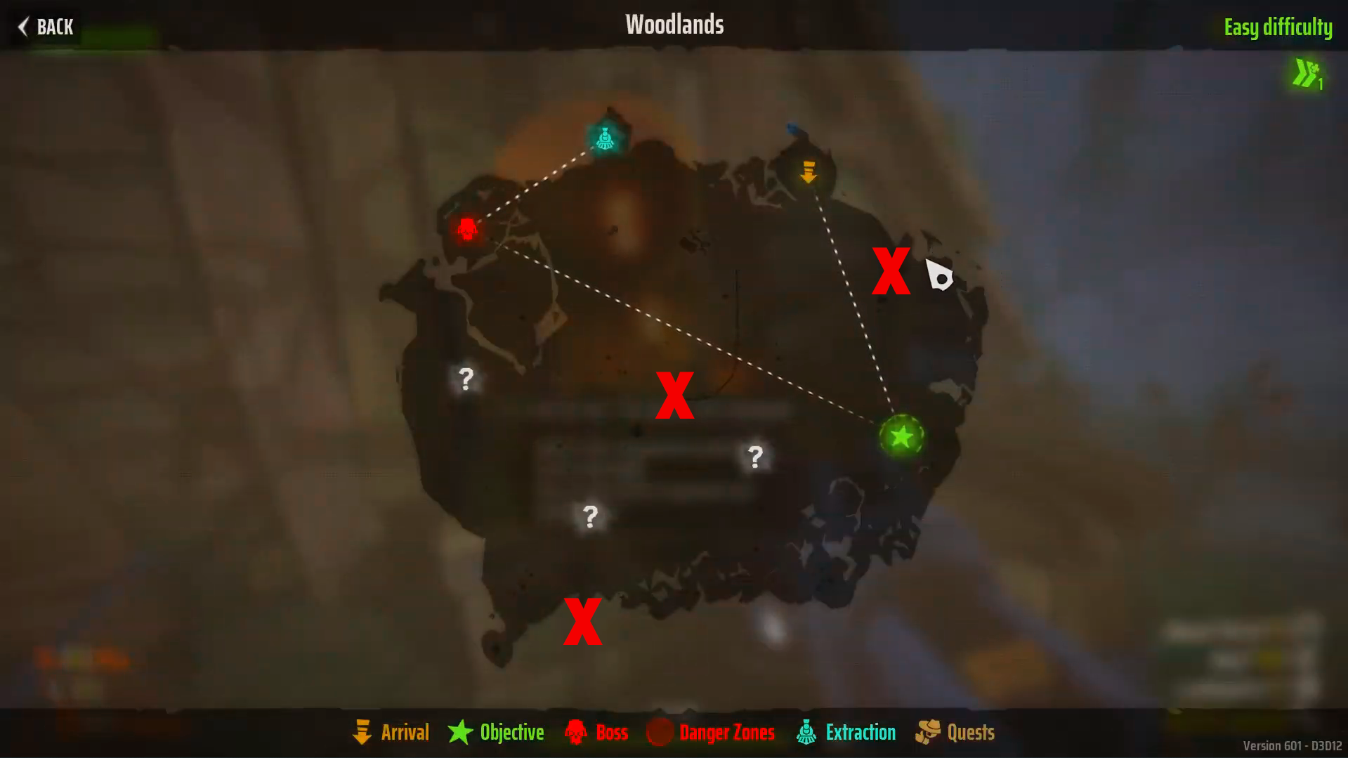 Woodlands Disk locations