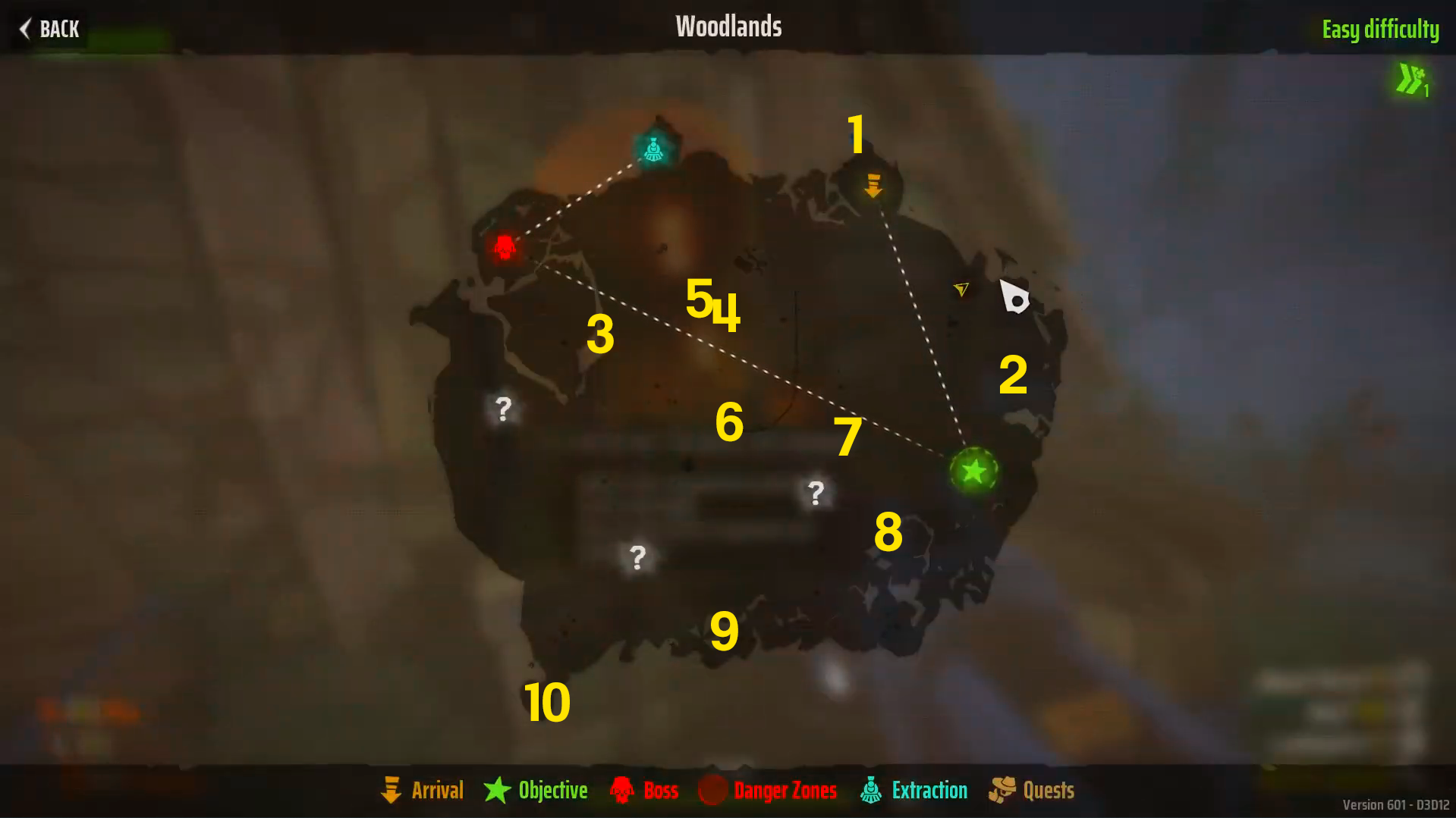 Woodland Grave Locations