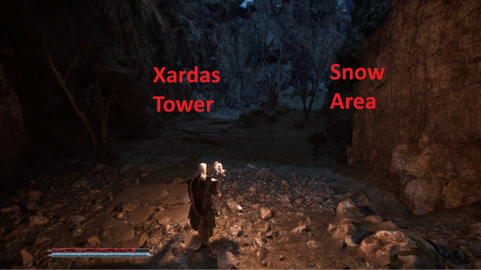 xardas tower snow area