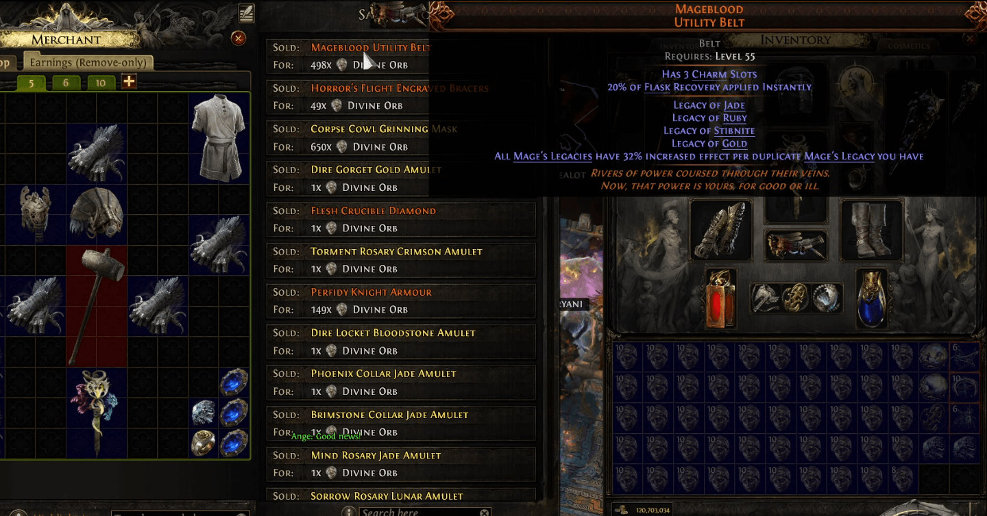 NEW 0.54 Ritual Head Mageblood Gambling Method (Found 2 Mageblood In 60 ...