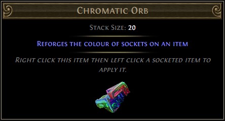 Chromatic Orb in game text