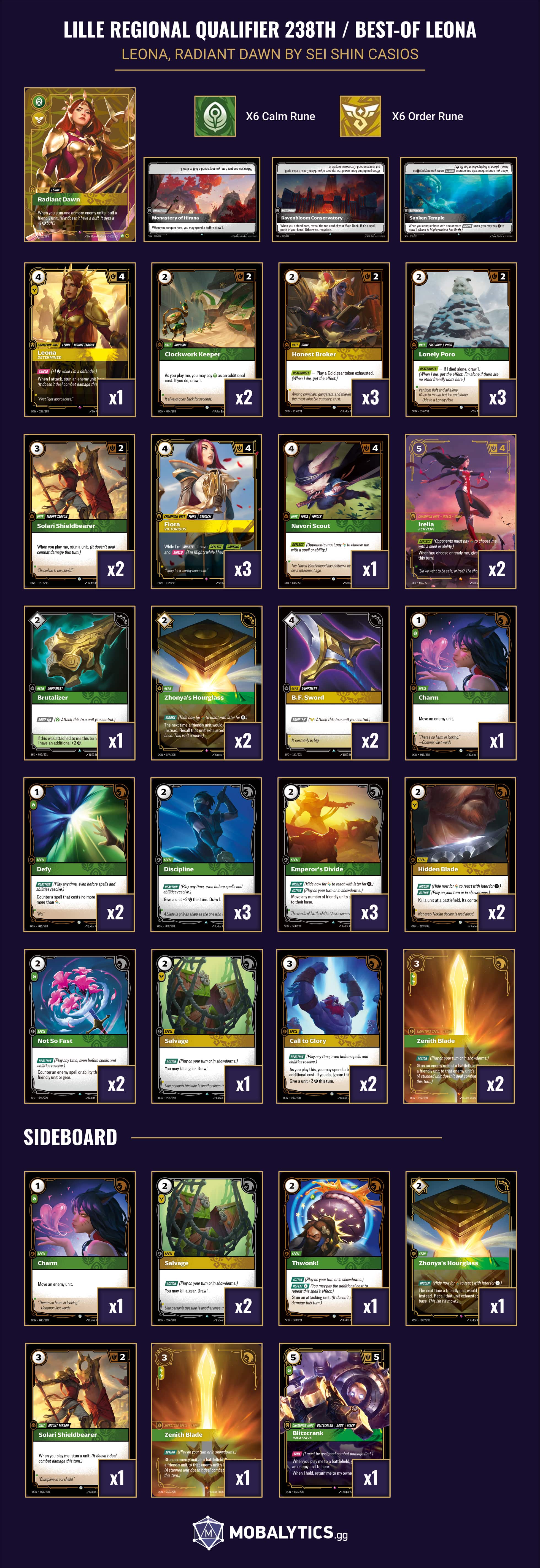 best-of leona radiant dawn lille regional qualifier