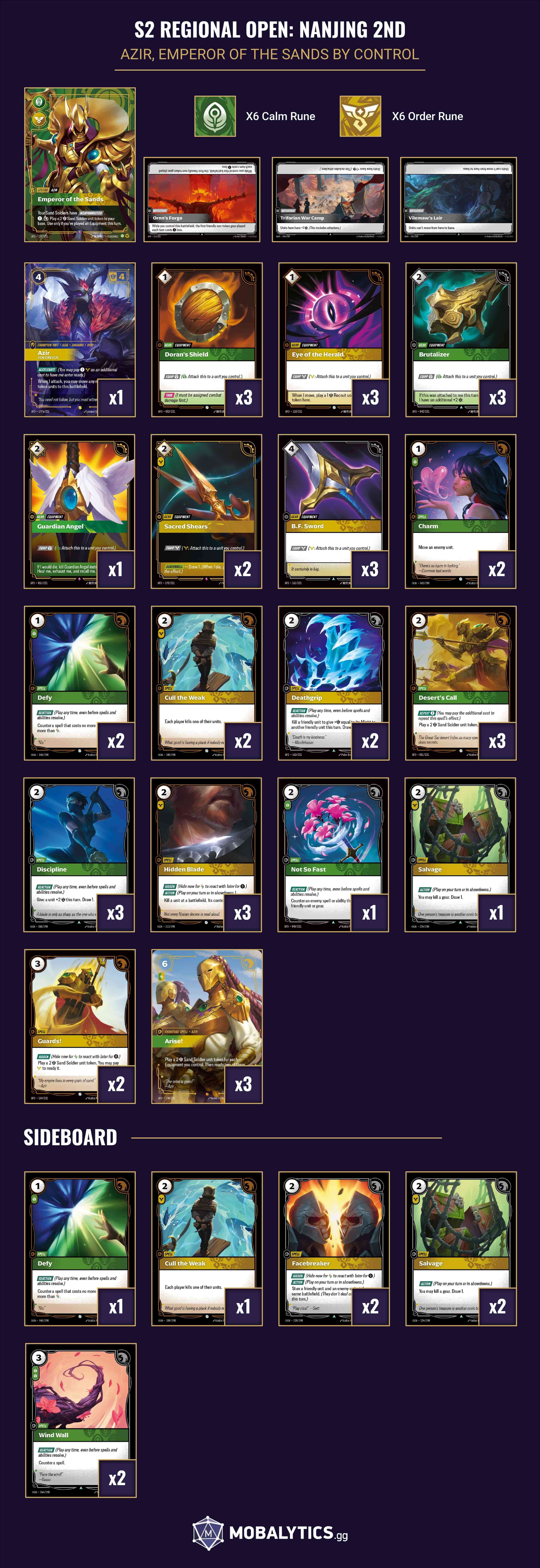 azir emperor of the sands s2 regional open nanjing 2nd