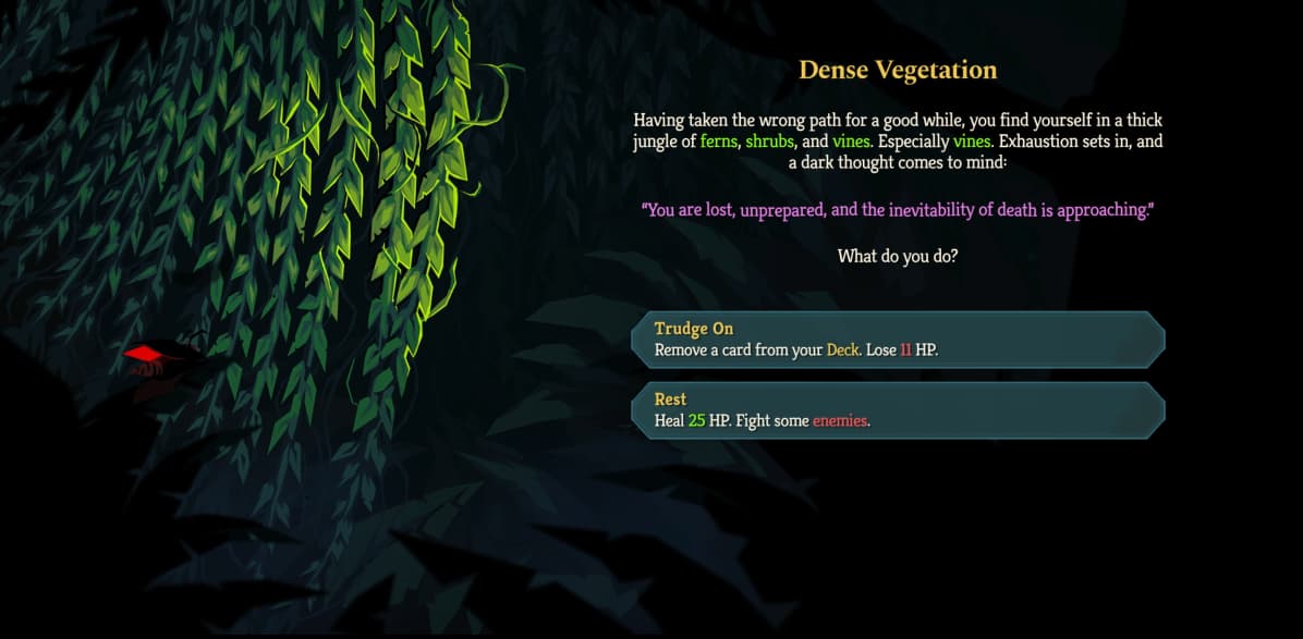 sts 2 act 1 overgrowth event dense vegetation