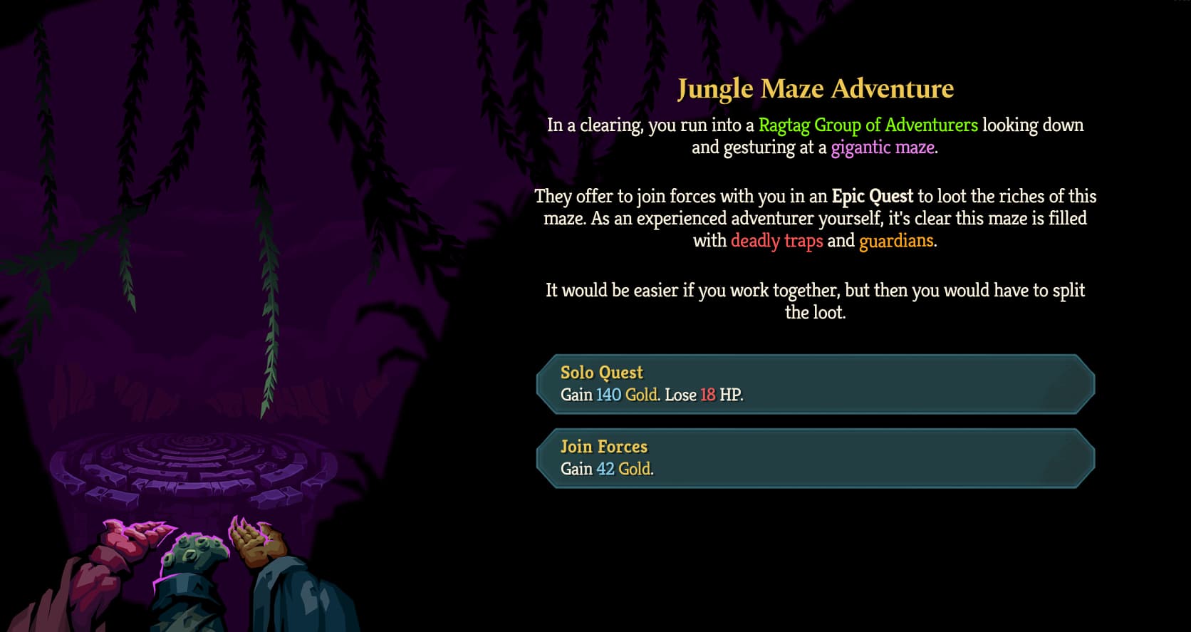 sts 2 act 1 overgrowth event jungle maze adventure