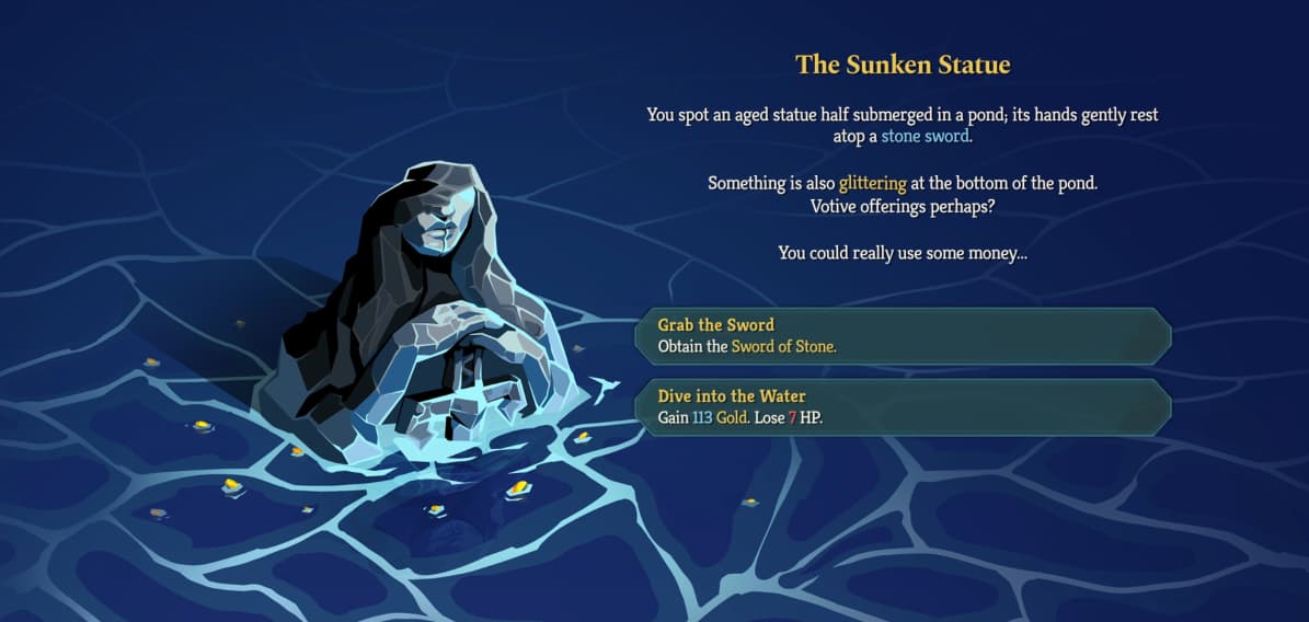 sts 2 act 1 overgrowth event the sunken statue