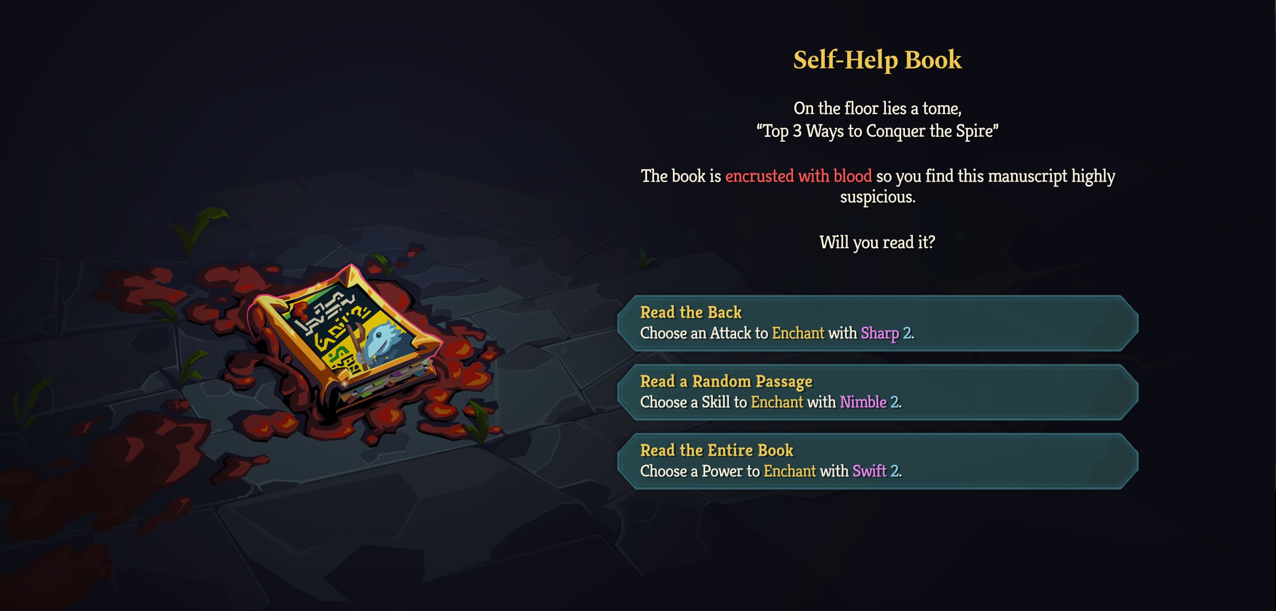 sts2 shared event self-help book