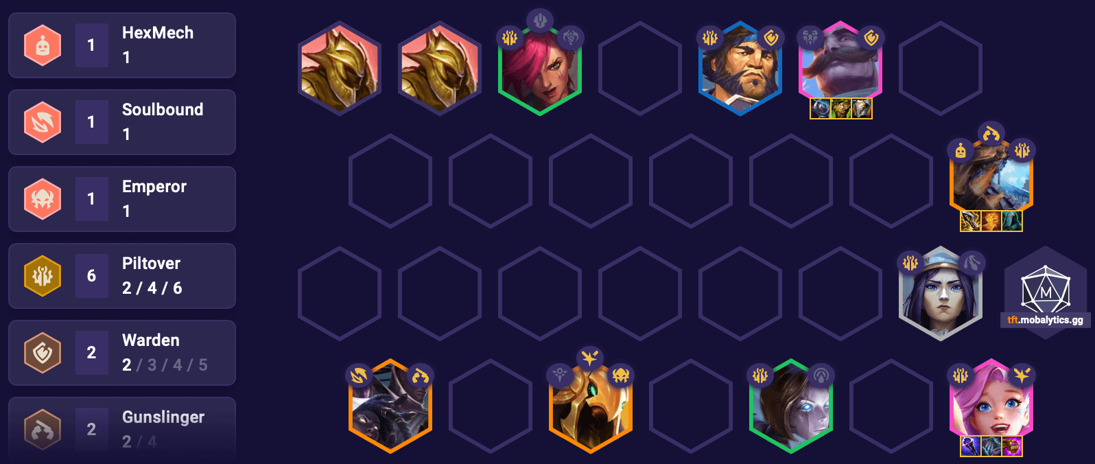 TFT Set 16.1c Piltover-Progress