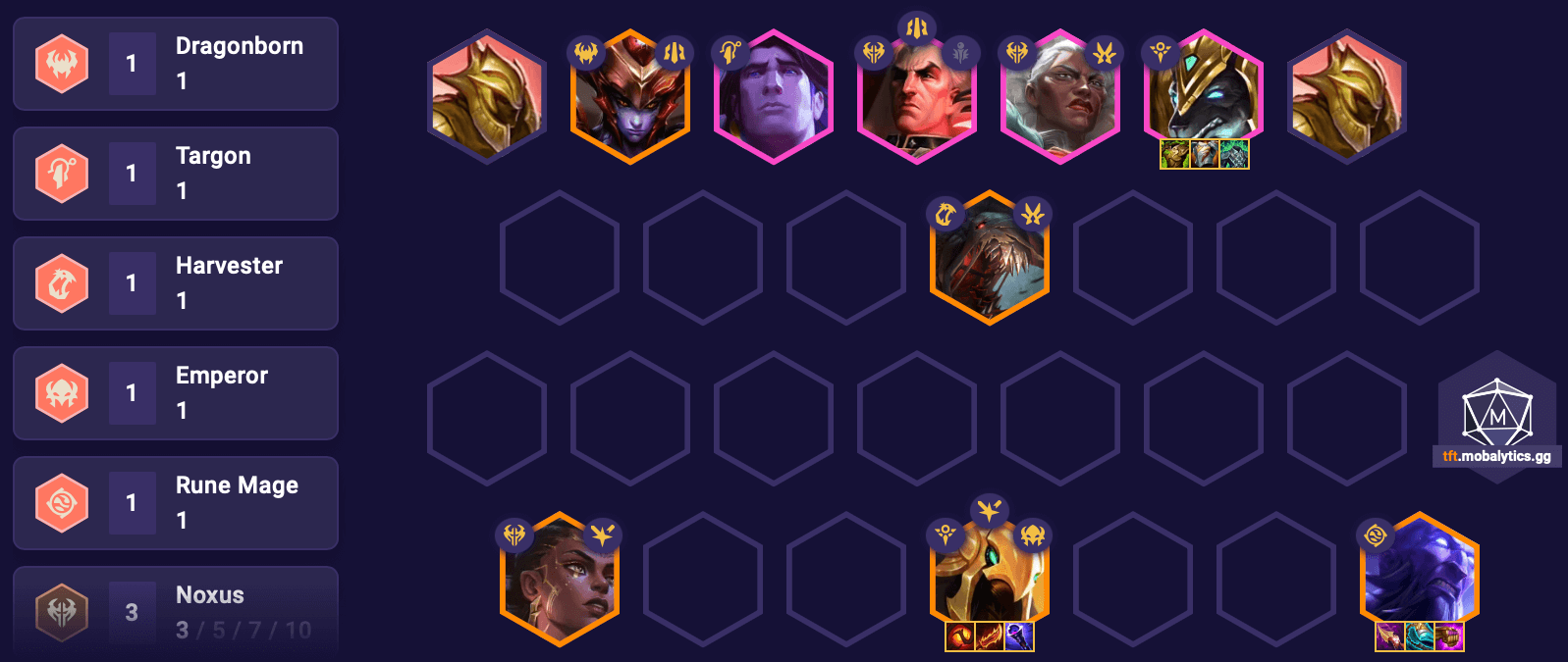 TFT Set 16.1c Shurima Noxus Ryze