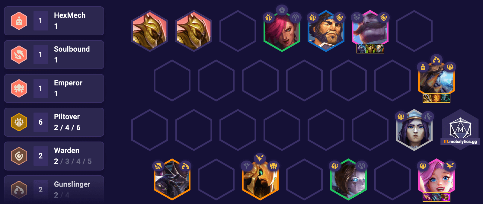 TFT Set 16.1 Piltover-Progress