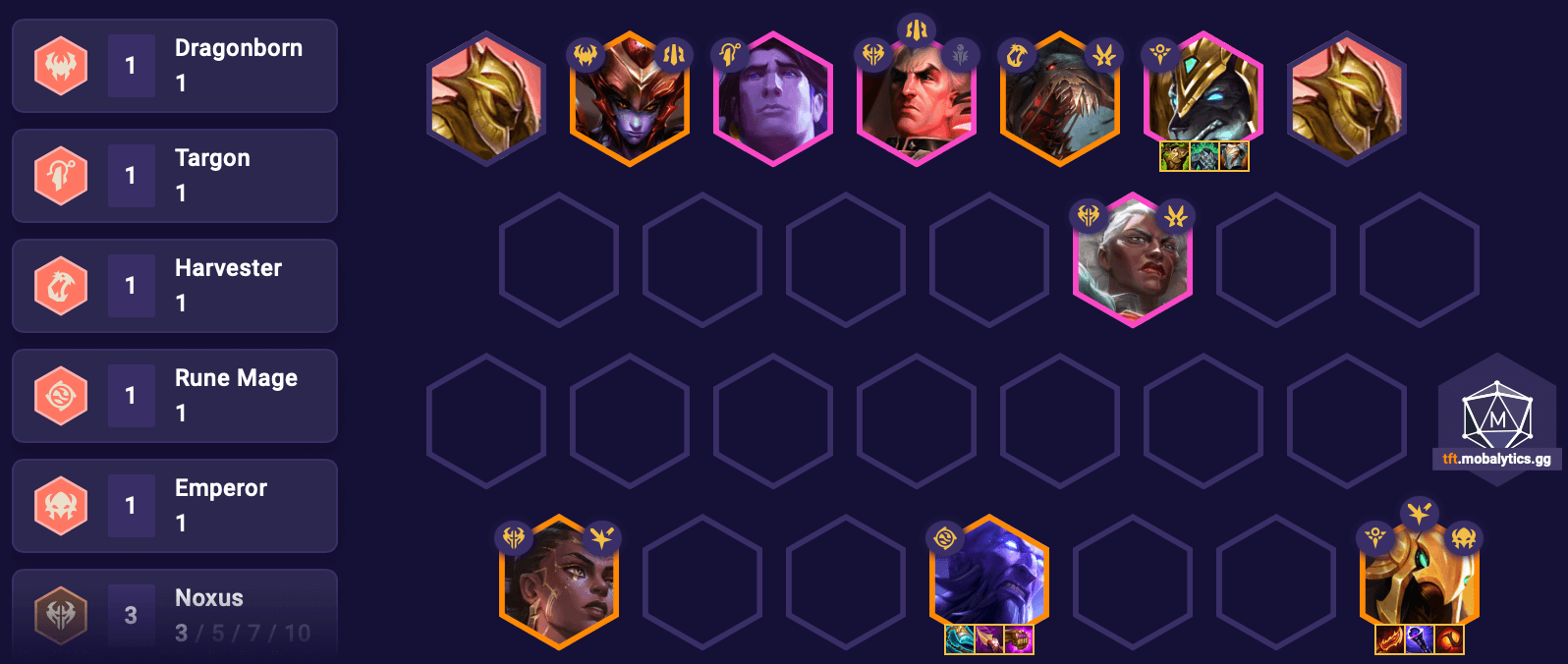 TFT Set 16.1 Shurima Noxus Ryze