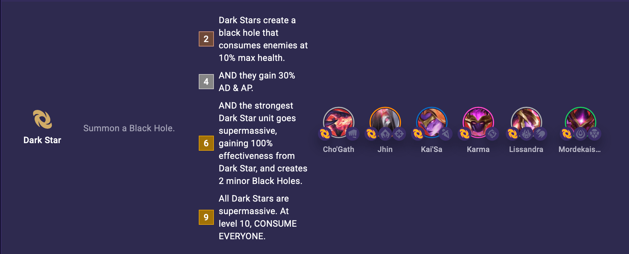 dark star trait