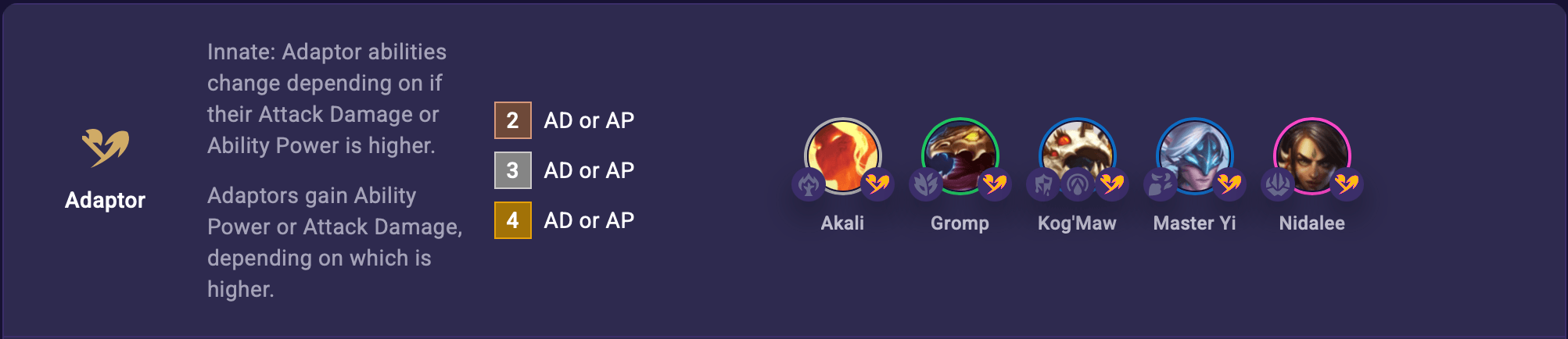 tft set 18 adaptor