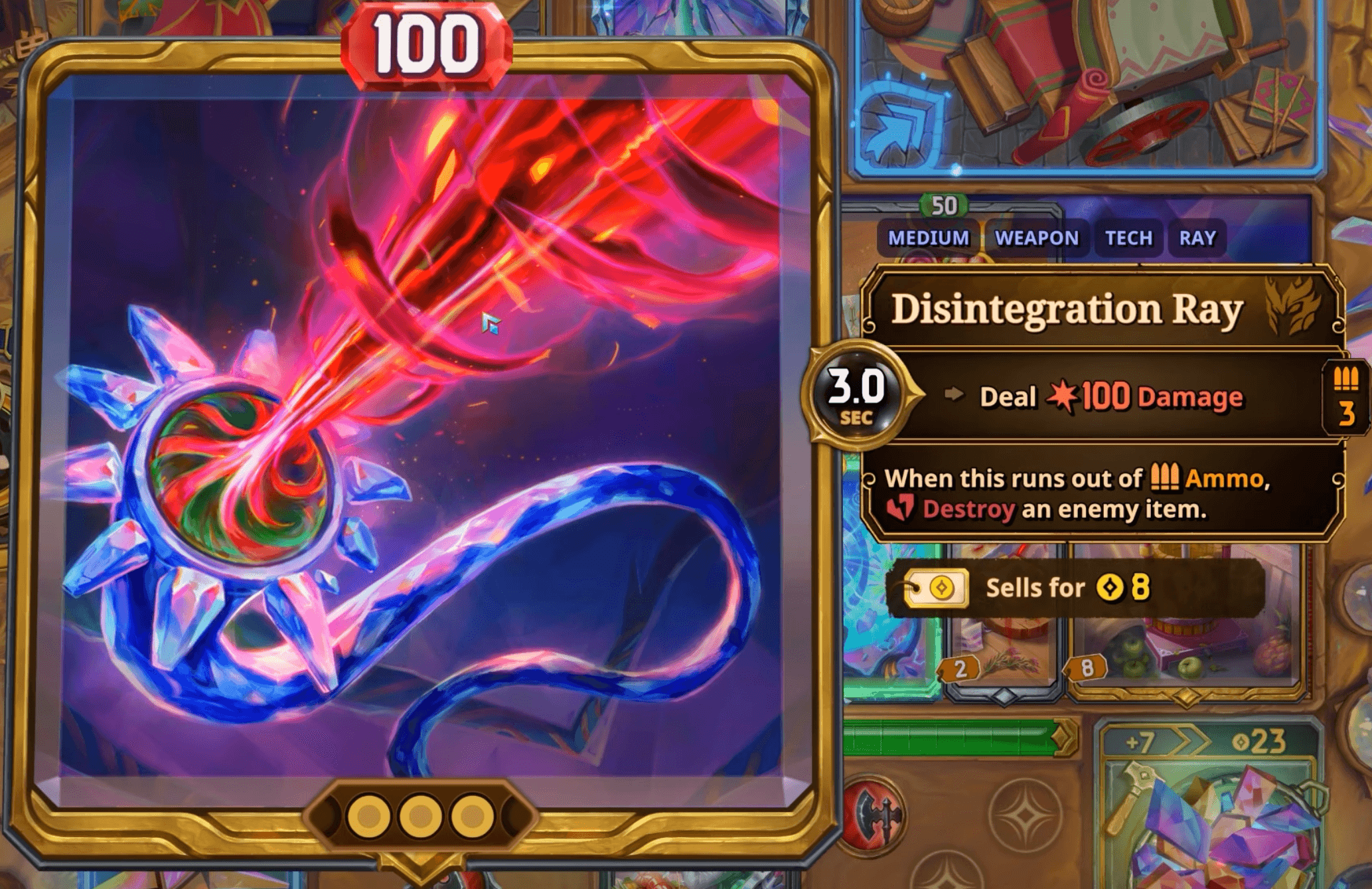 bazaar disintegration ray