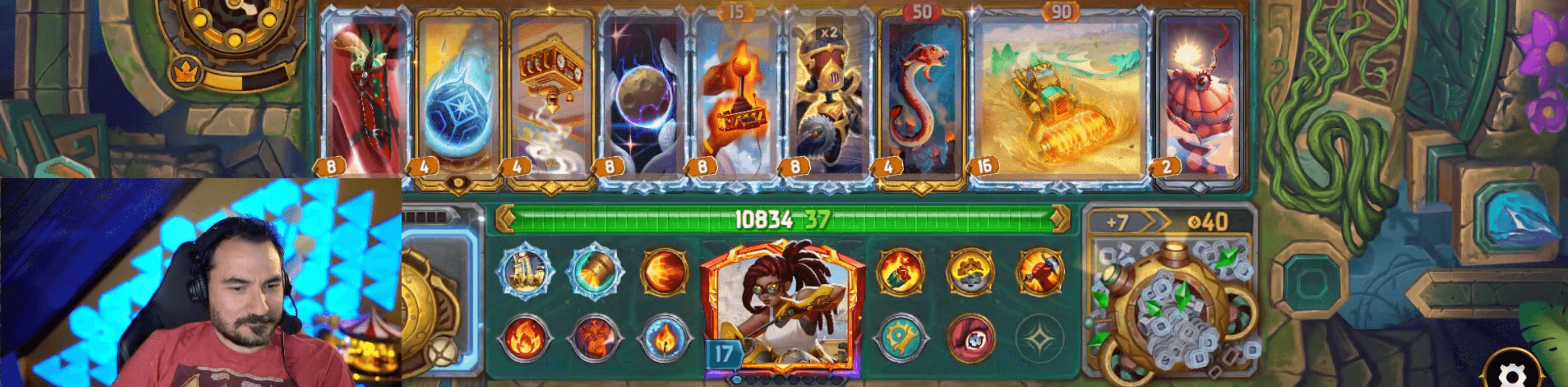 lavaroller stelle example board