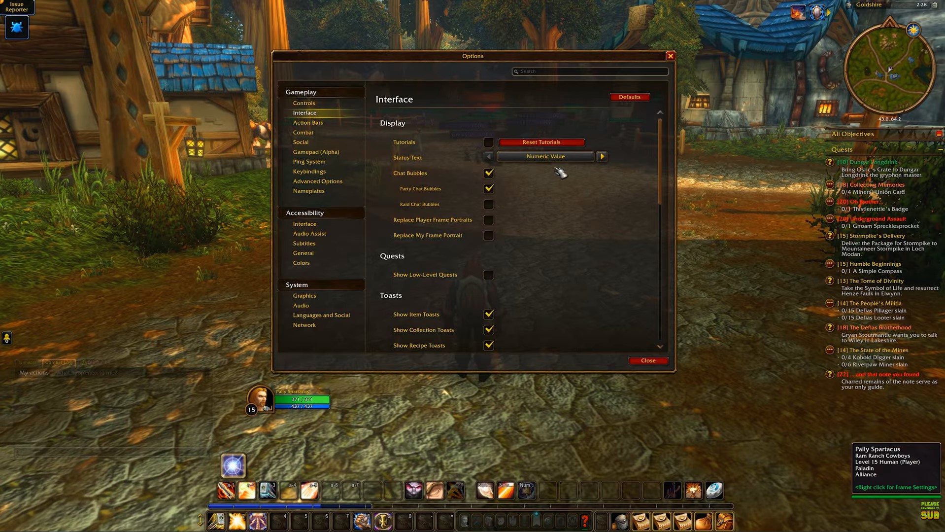 Gameplay Interface